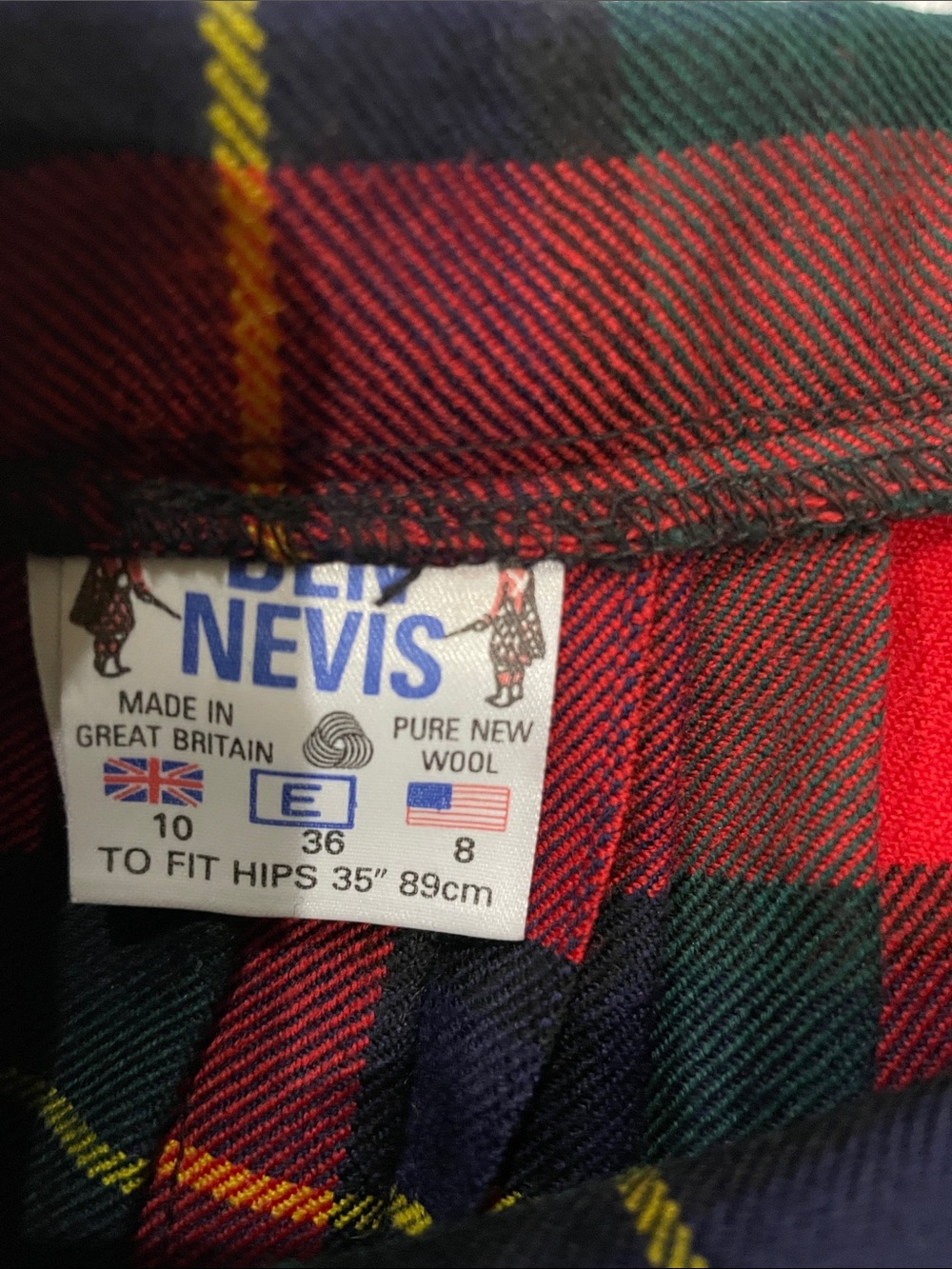 Kilt Red & Green Plaid - Picture 3 of 6